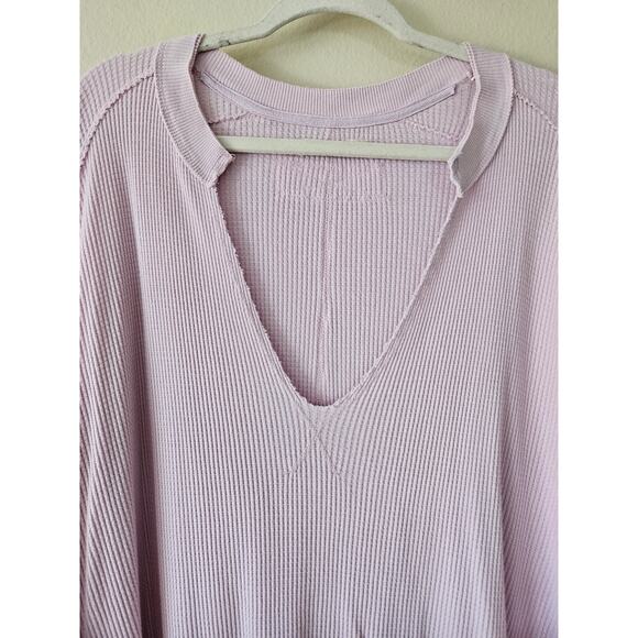 Free People We The Free Owen Thermal Knit Top, Size L - Picture 5 of 12